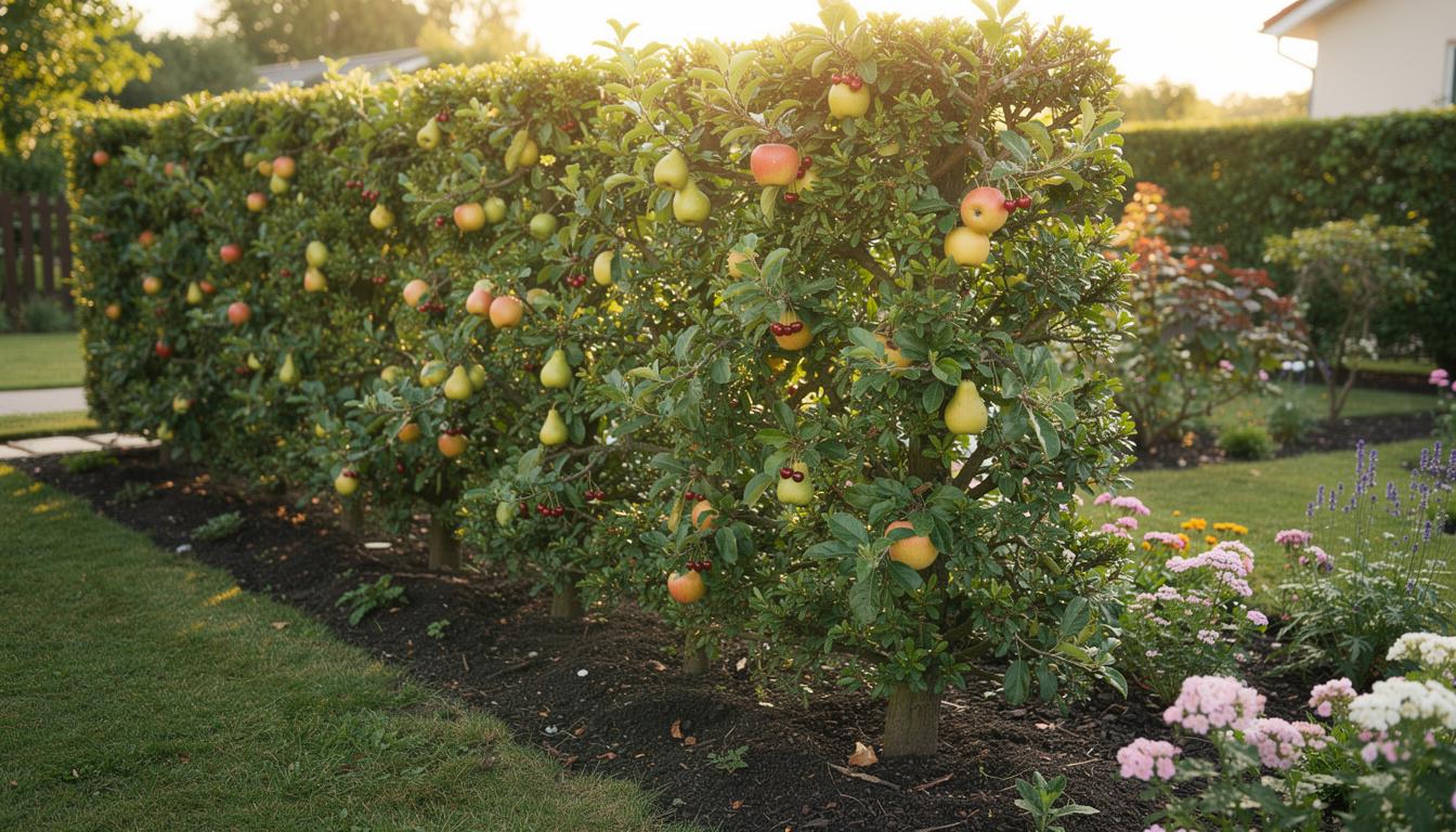 Haies darbres fruitiers un choix utile et décoratif pour le jardin - Pépinière du Seignanx découvrez comment les haies d’arbres fruitiers allient utilité et esthétique pour transformer votre jardin en un espace à la fois décoratif et productif.